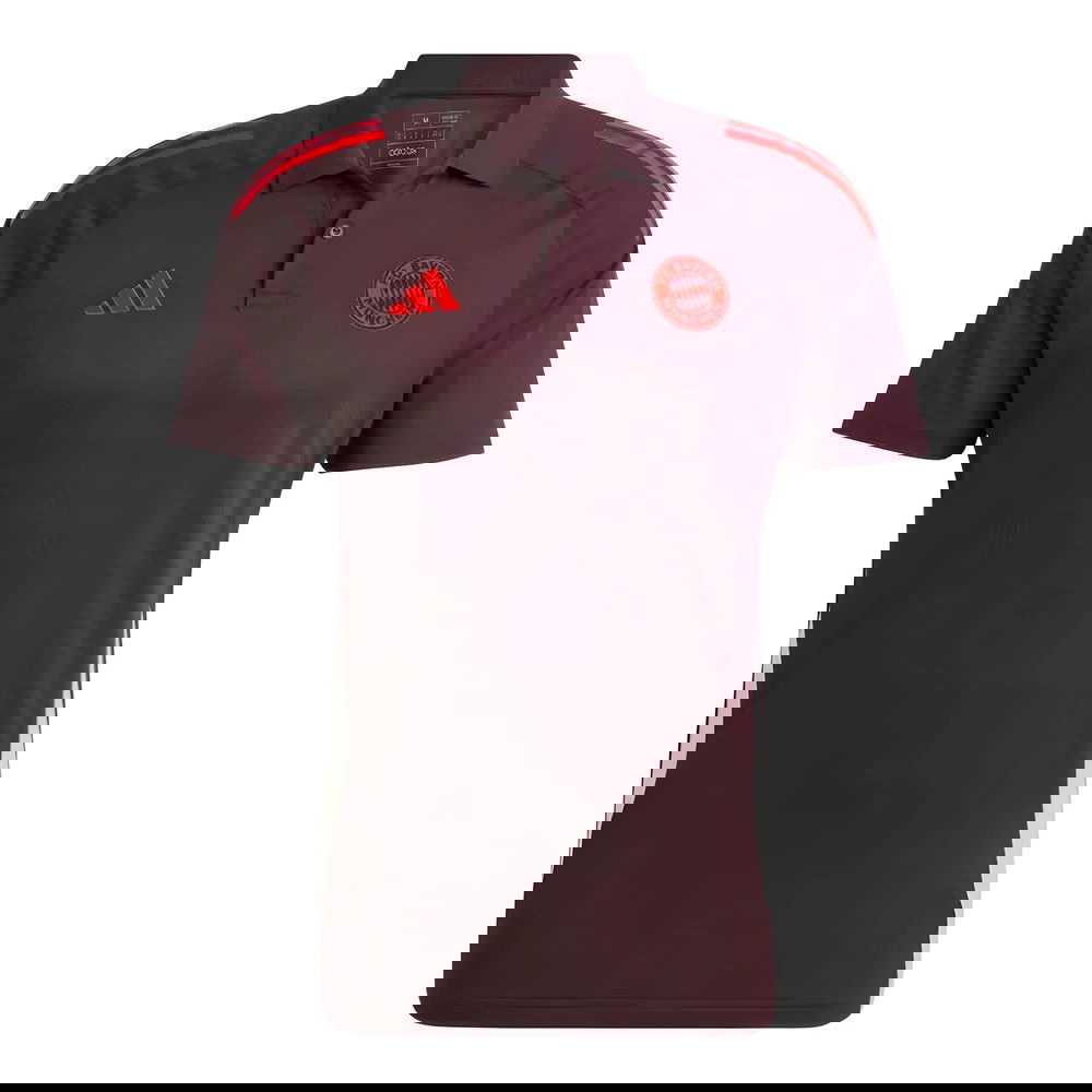 2024-2025 Bayern Munich Polo Shirt (Shadow Maroon)