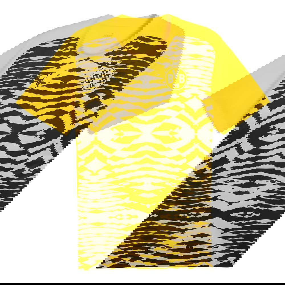 2024-2025 Borussia Dortmund Prematch SS Shirt (Yellow) - Kids