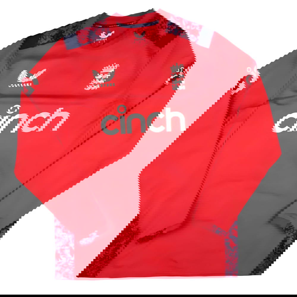 2024 England Cricket T20 Sweater (Fiery Red)