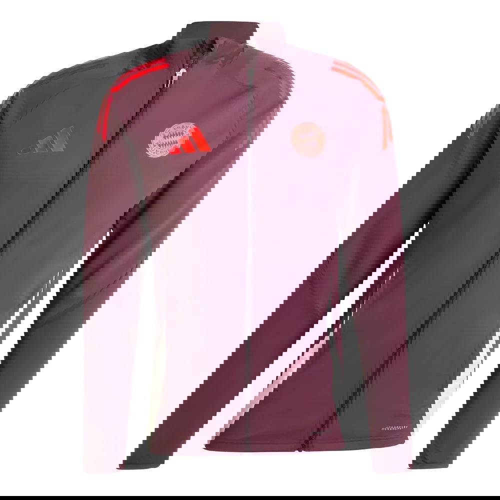 2024-2025 Bayern Munich Track Jacket (Shadow Maroon)