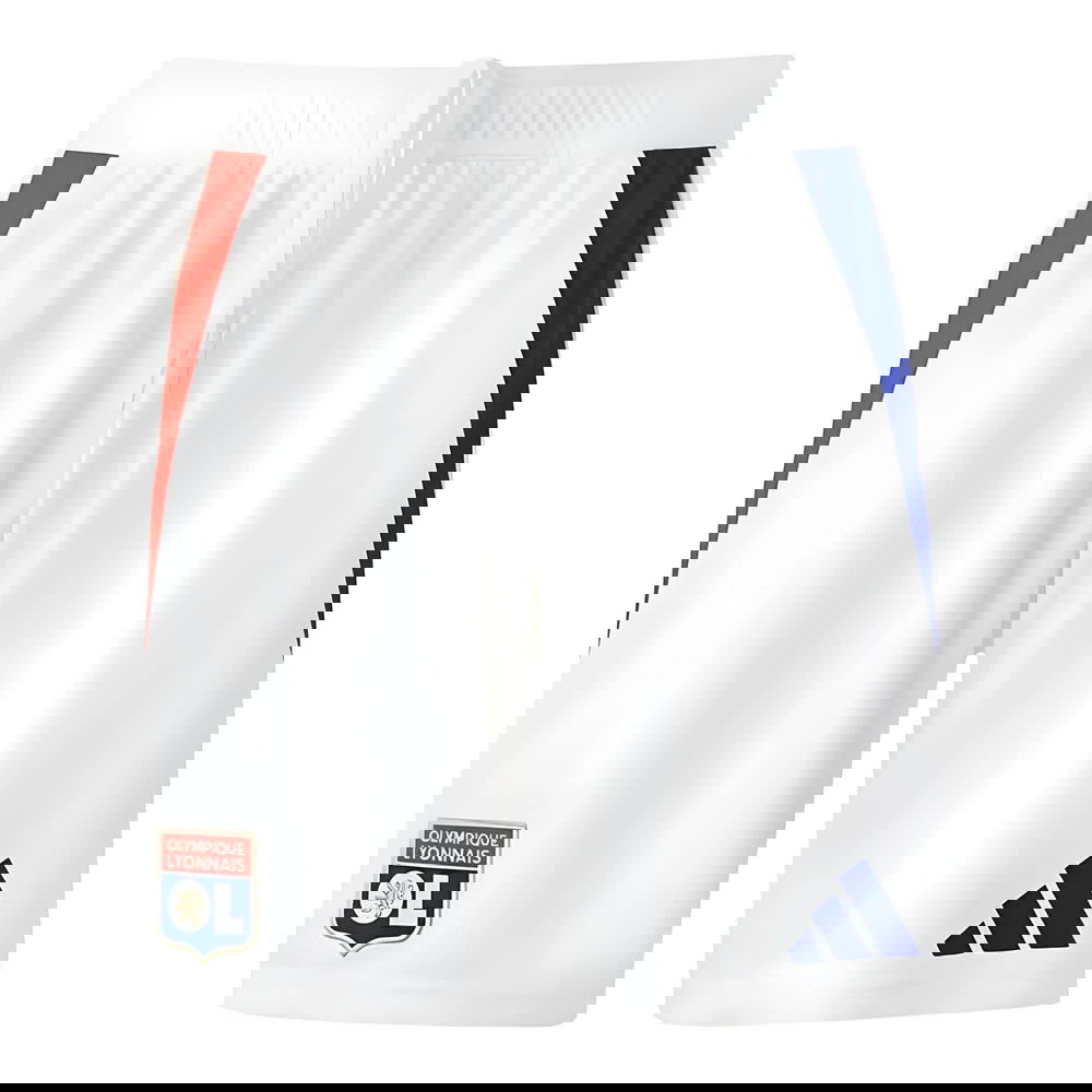 2024-2025 Olympique Lyon Home Shorts (White)