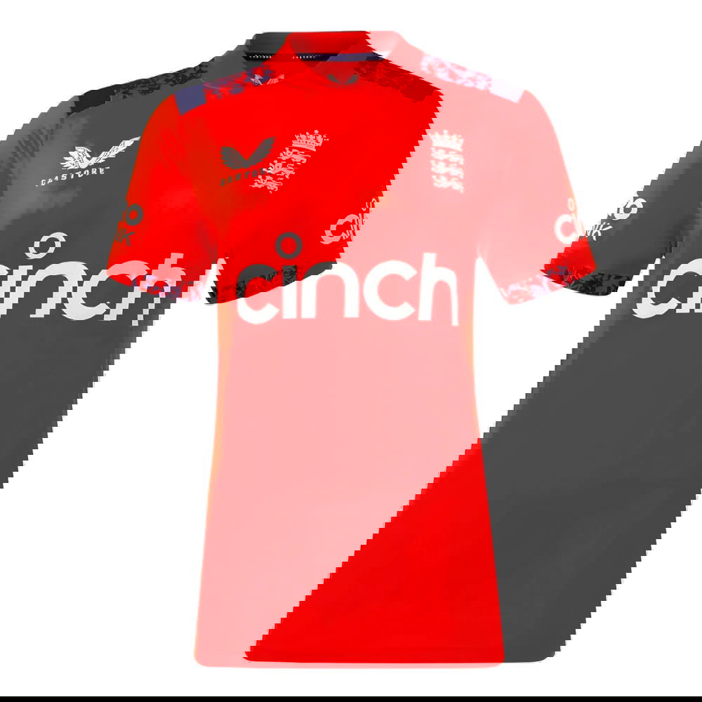 2024 England Cricket T20 Replica S/S T-Shirt (Womens)