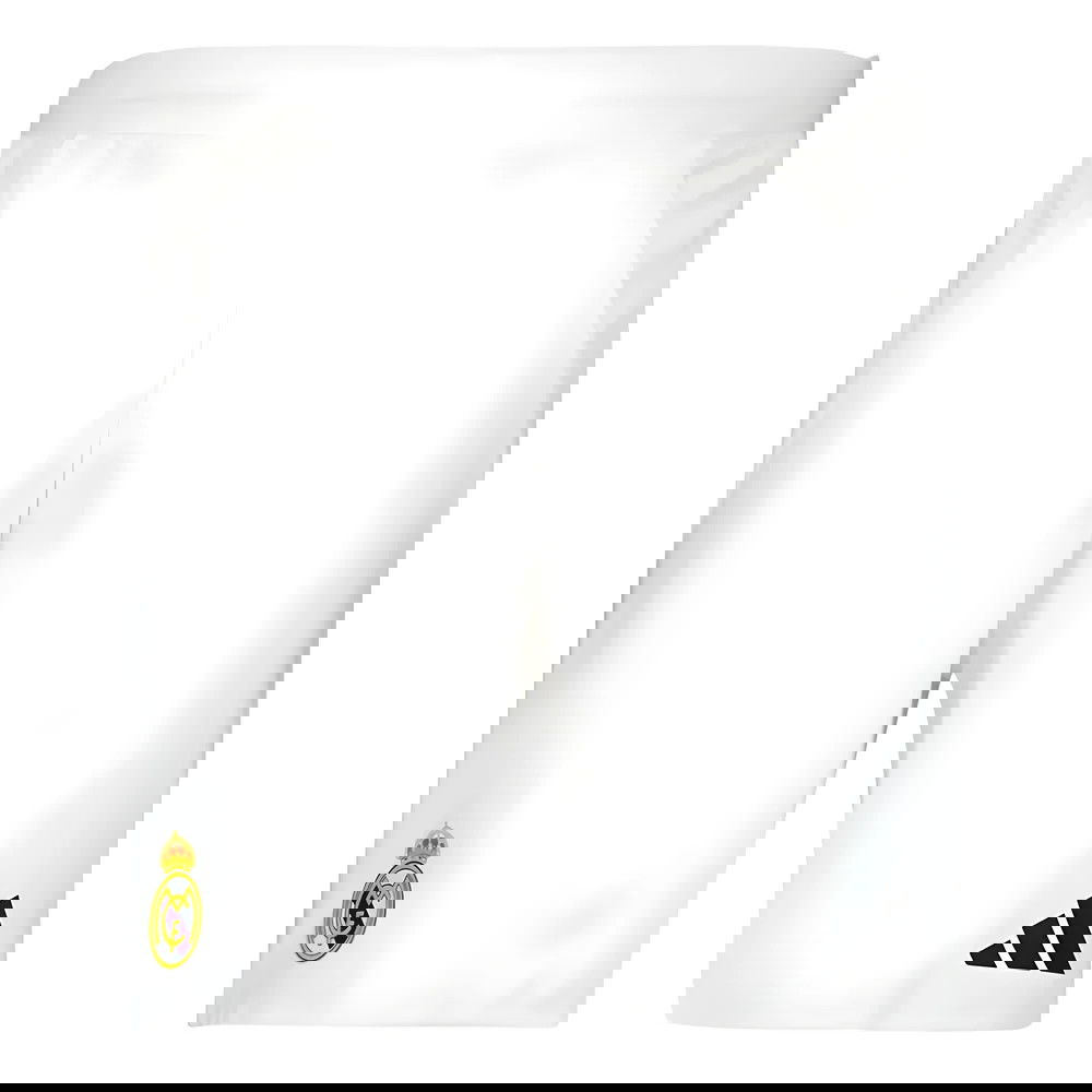 2024-2025 Real Madrid Authentic Home Shorts (White)