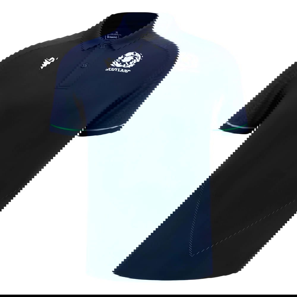 2024-2025 Scotland Rugby RGB Fit Travel Poly Polo Shirt (Navy)