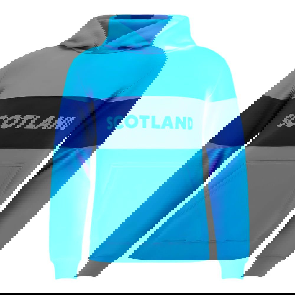 2024-2025 Scotland Rugby Leisure Hoody Sweatshirt (Sky Blue) - Kids