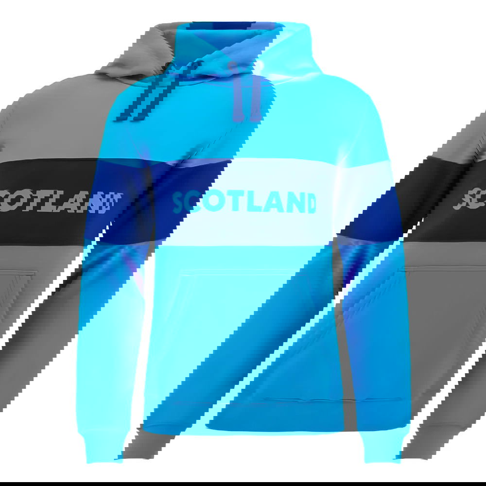 2024-2025 Scotland Rugby Leisure Hoody Sweatshirt (Sky Blue)