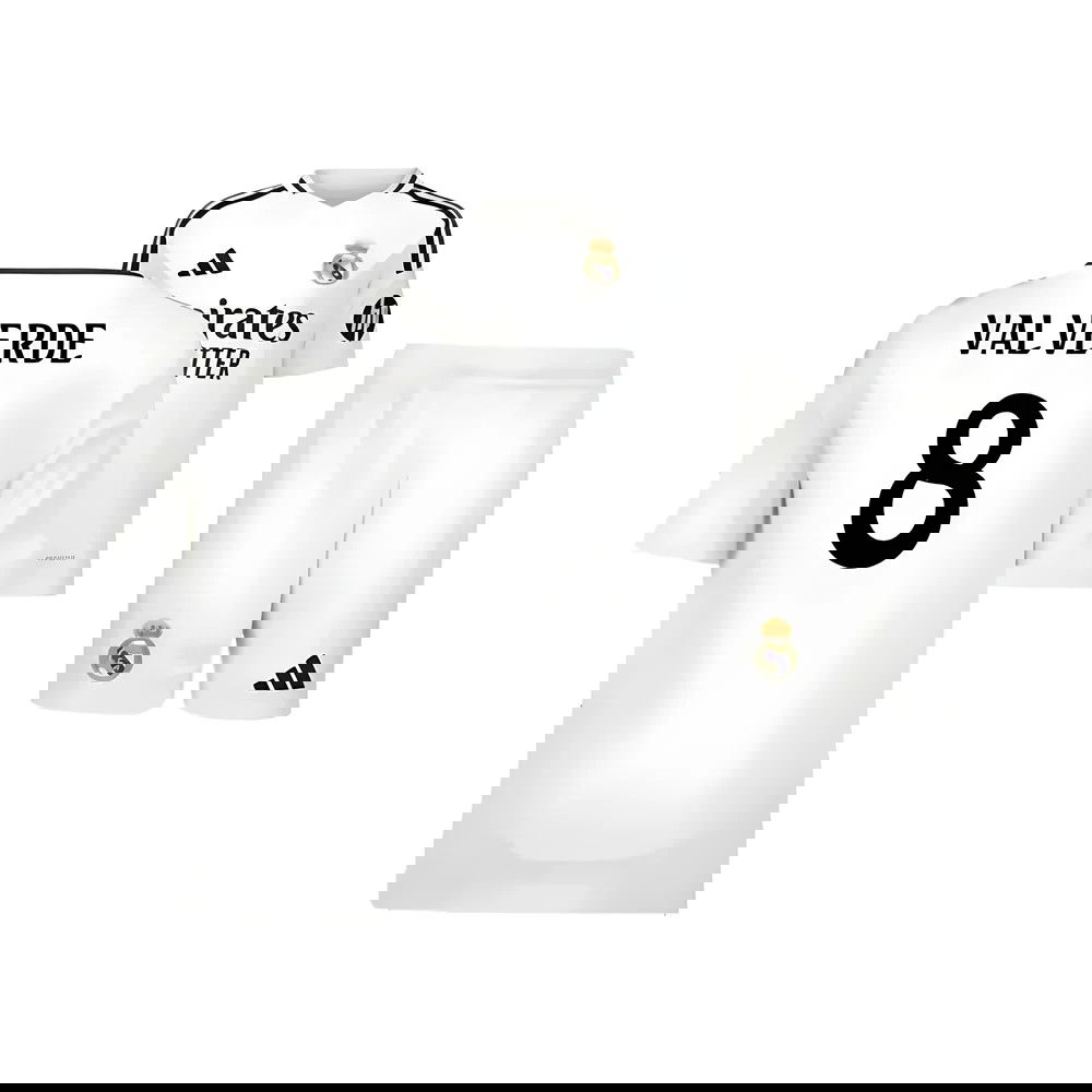 2024-2025 Real Madrid Home Youth Kit (Valverde 15)