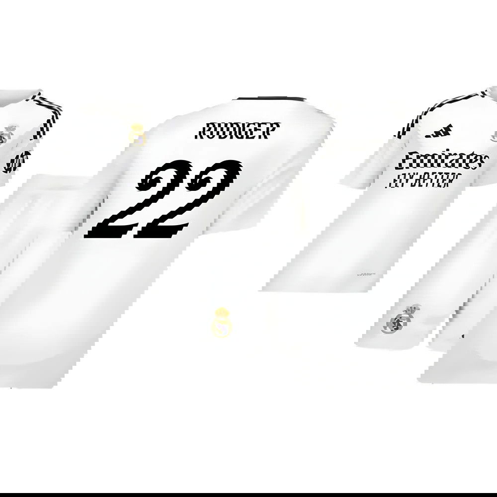 2024-2025 Real Madrid Home Youth Kit (Rudiger 22)