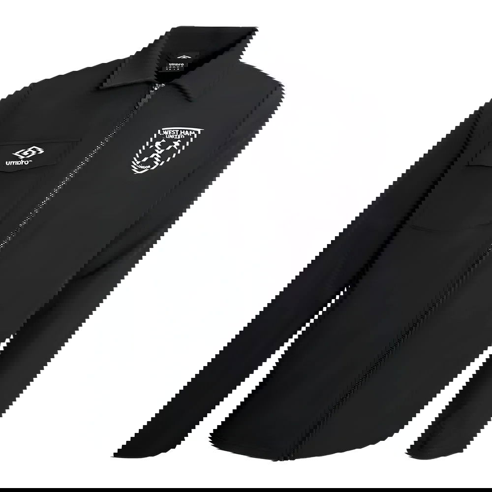 2024-2025 West Ham Presentation Jacket (Black) - Kids