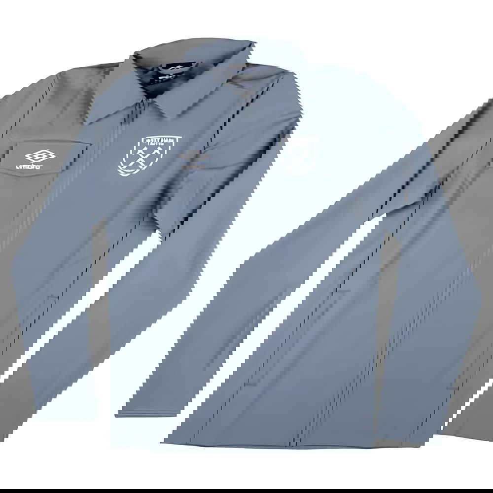 2024-2025 West Ham Presentation Jacket (Flint Stone) - Kids