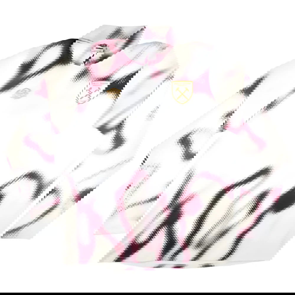 2024-2025 West Ham Warm Up Mid Layer(White)