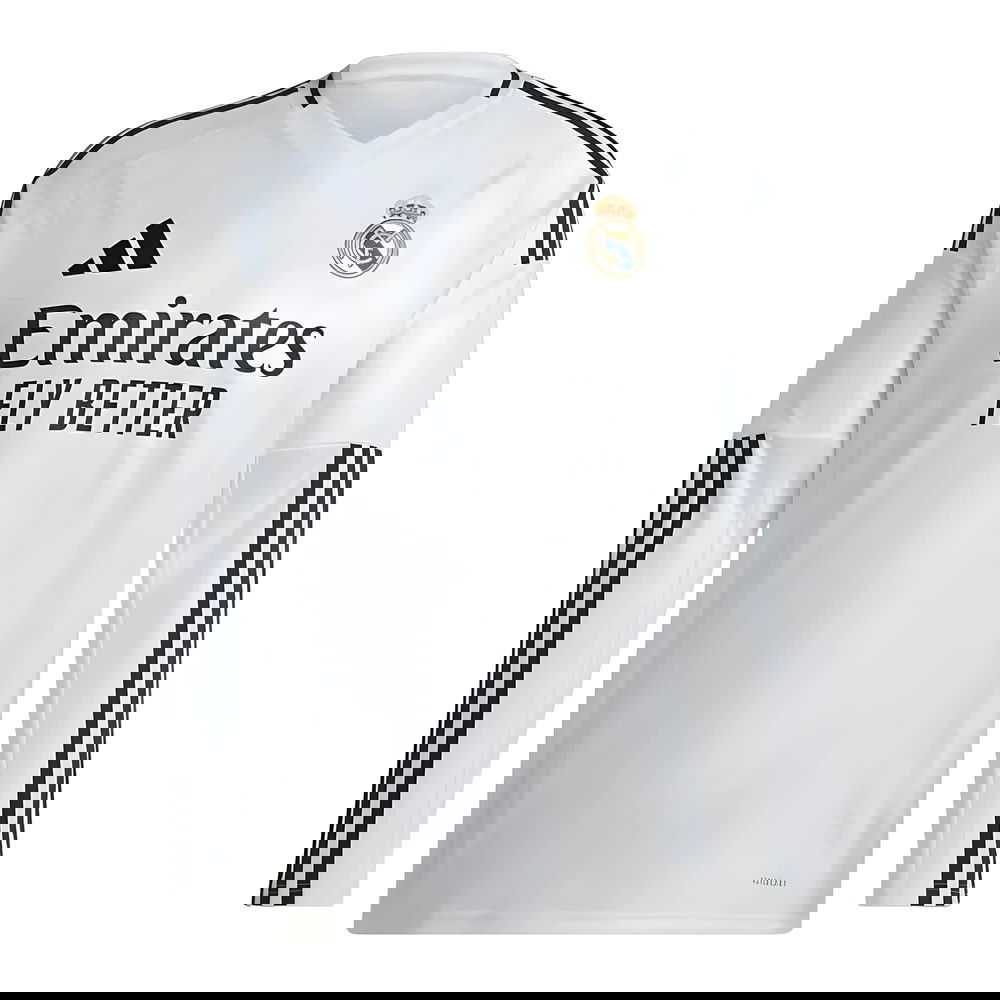 2024-2025 Real Madrid Long Sleeve Home Shirt