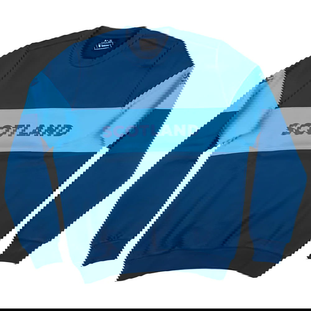 2024-2025 Scotland Rugby Leisure Sweatshirt (Navy) - Kids