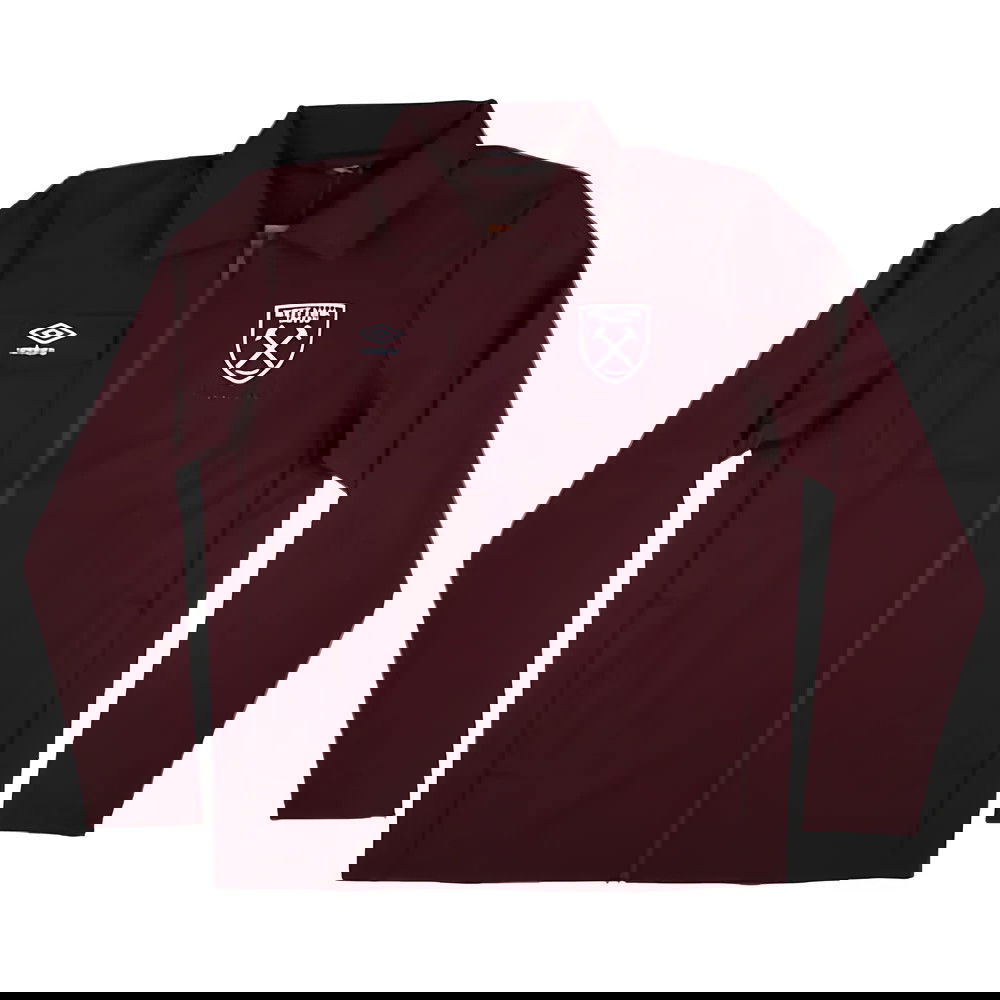 2024-2025 West Ham Presentation Jacket (Wine) - Kids