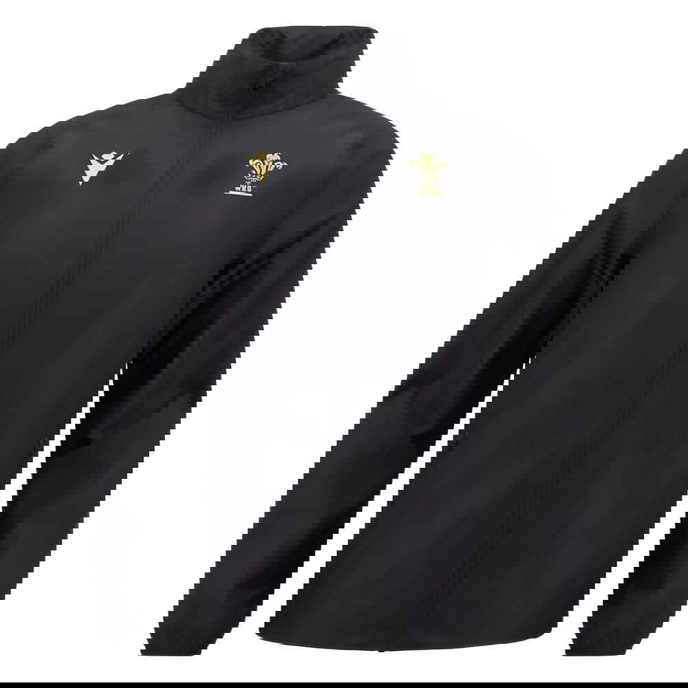 2024-2025 Wales Rugby Waterproof Mesh Jacket (Black)