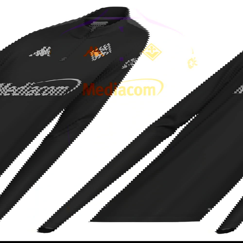 2024-2025 Fiorentina 1/4 Zip Training Top (Black)