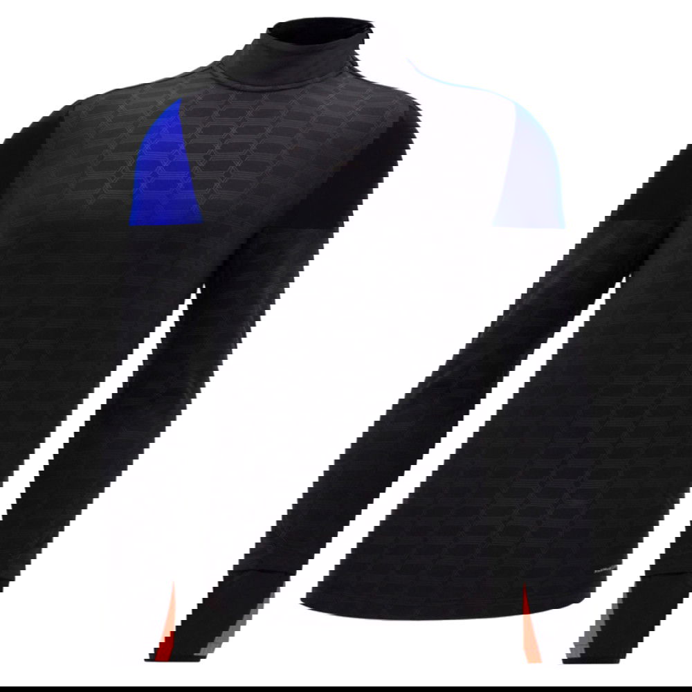 2025 Lamborghini Full Zip Sweater Black/Blue/Orange