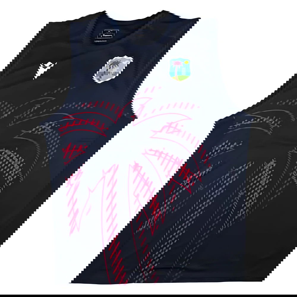 2025 West Indies Cricket Sleeveless Training Jersey (Navy)
