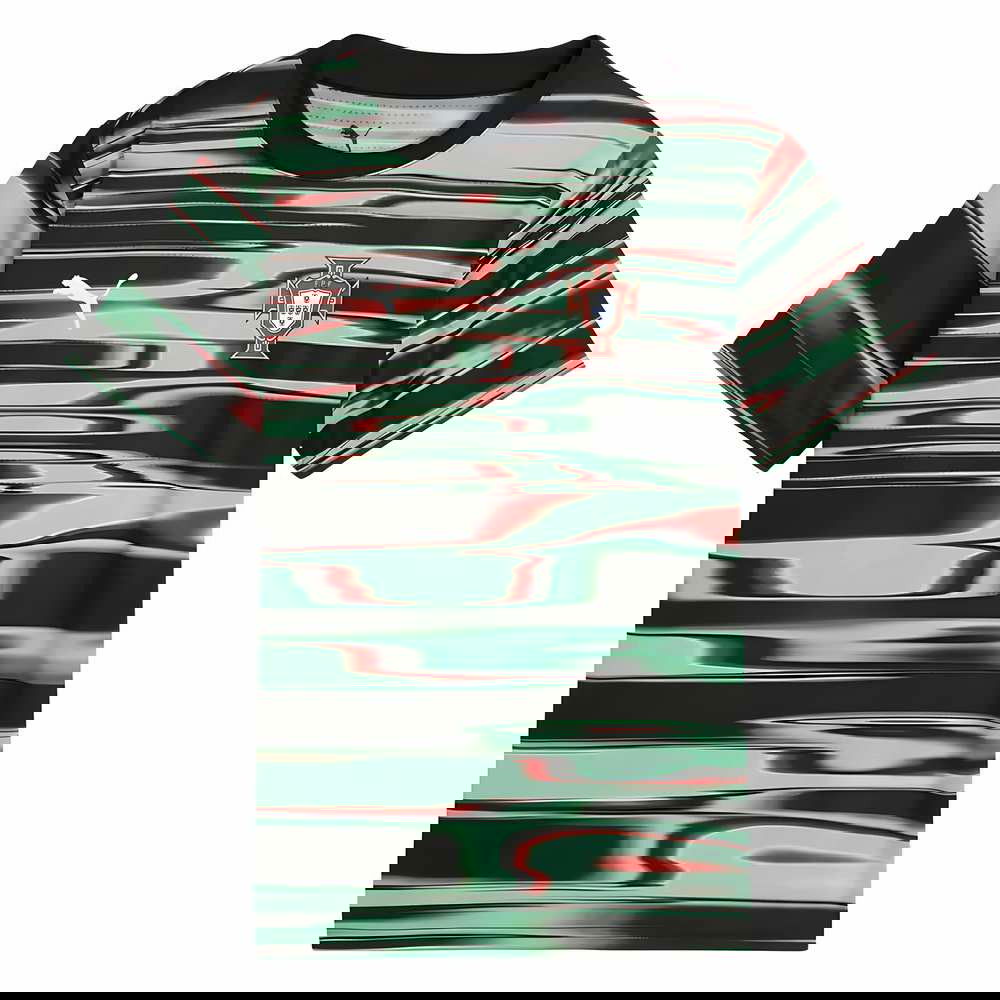 2025-2026 Portugal Prematch SS Jersey (Black) - Kids