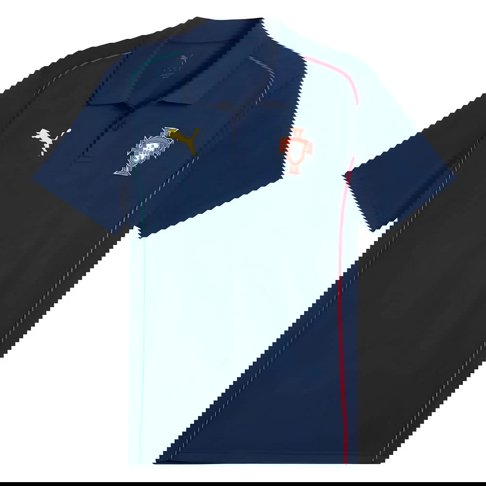 2025-2026 Portugal Casuals Polo Shirt (Persian Blue)