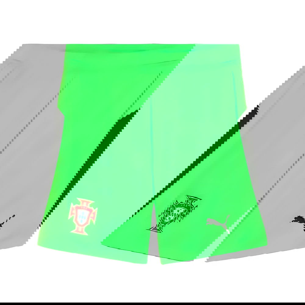 2025-2026 Portugal Home Goalkeeper Shorts (Green)