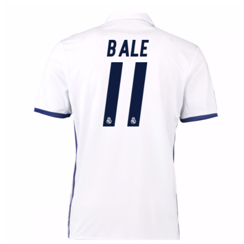 2016-17 Real Madrid Home Shirt (Bale 11) [S94992-79971] - $77.06 Teamzo.com