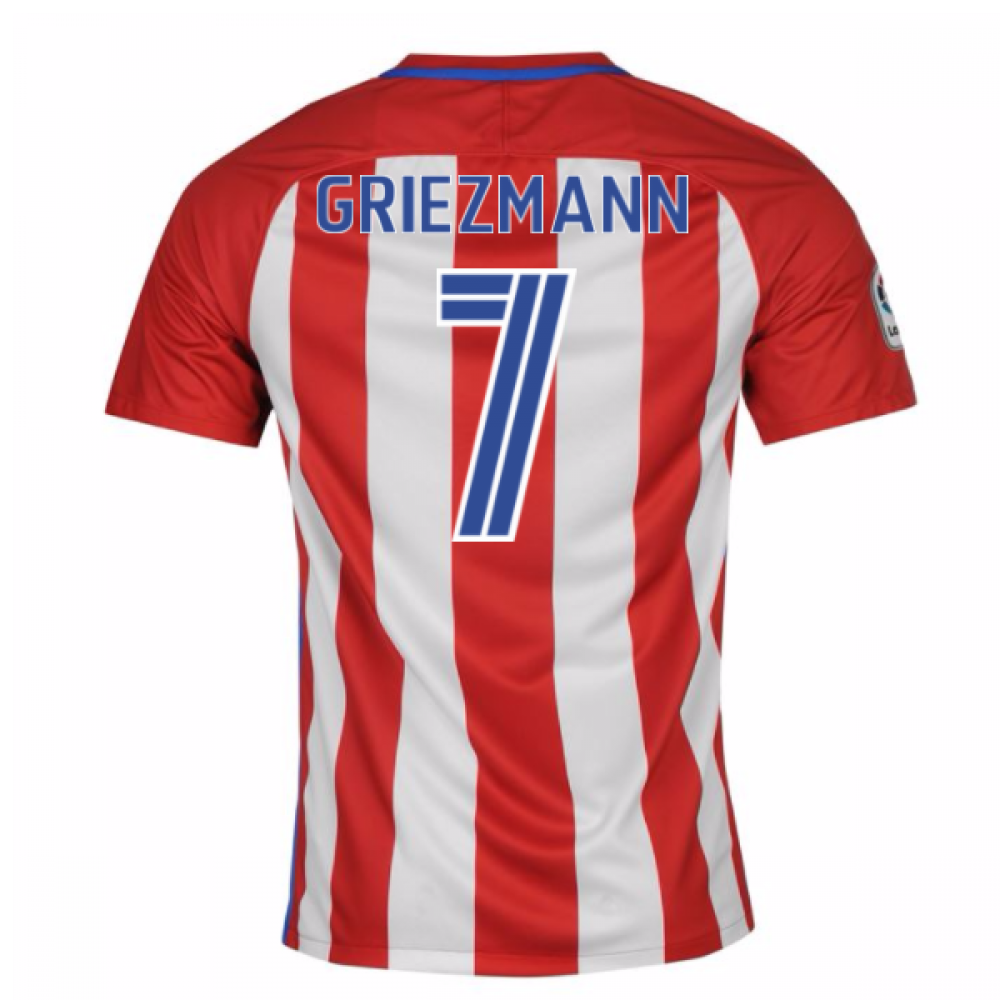 2016-17 Atletico Madrid Home Shirt (Griezmann 7) [808308 ...