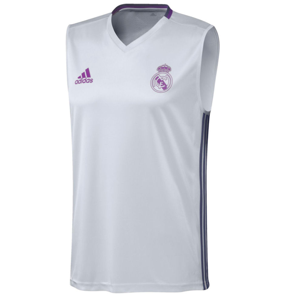 real madrid sleeveless training jersey
