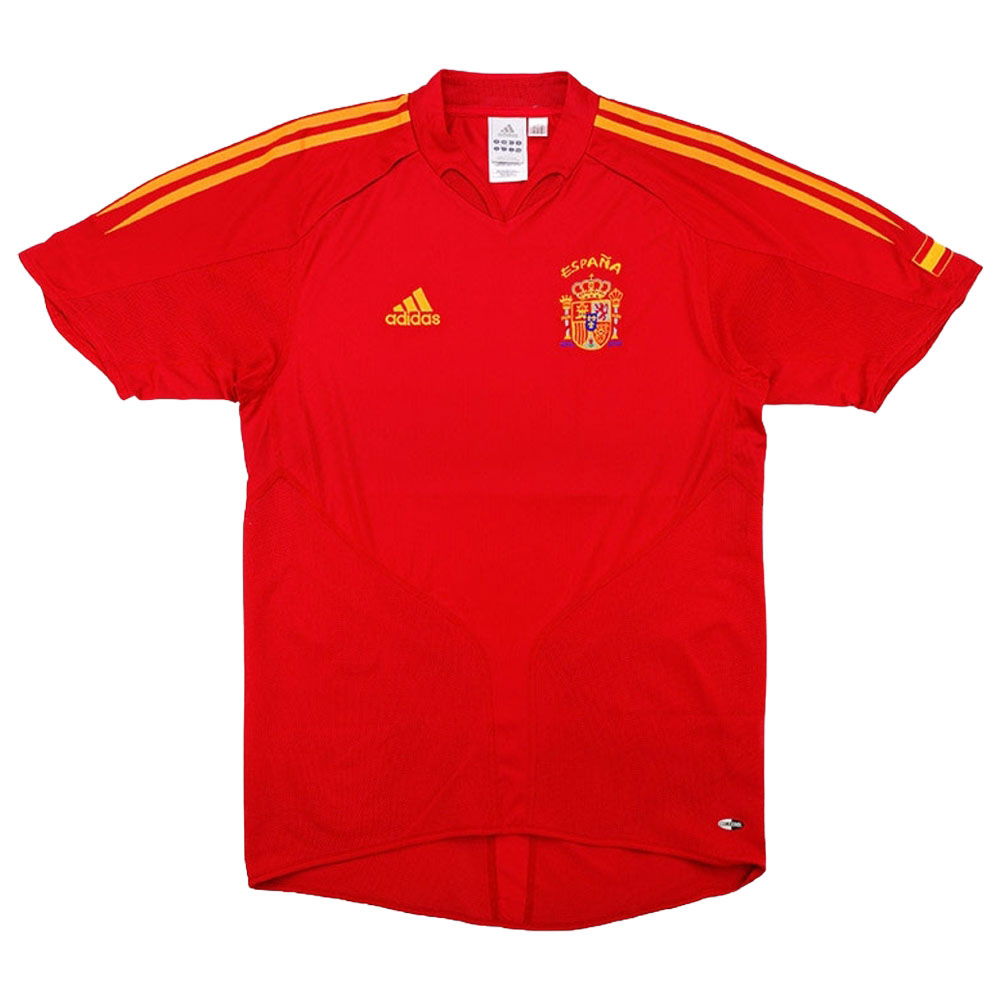 Spain 2004-06 Home Shirt ((Very Good) XL)