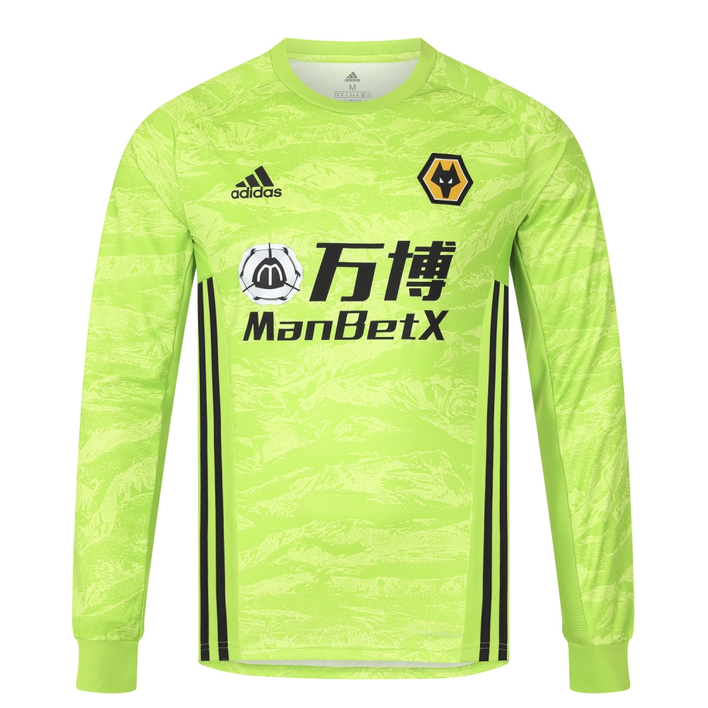 Red Vergonzoso industria 2019-2020 Wolves Home Adidas Goalkeeper Shirt - $84.55 Teamzo.com