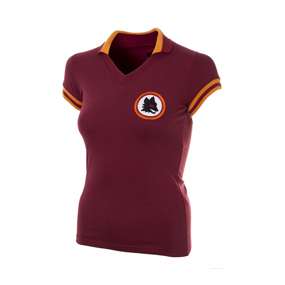 AS Roma 1978 - 79 Womens Retro Football Shirt
