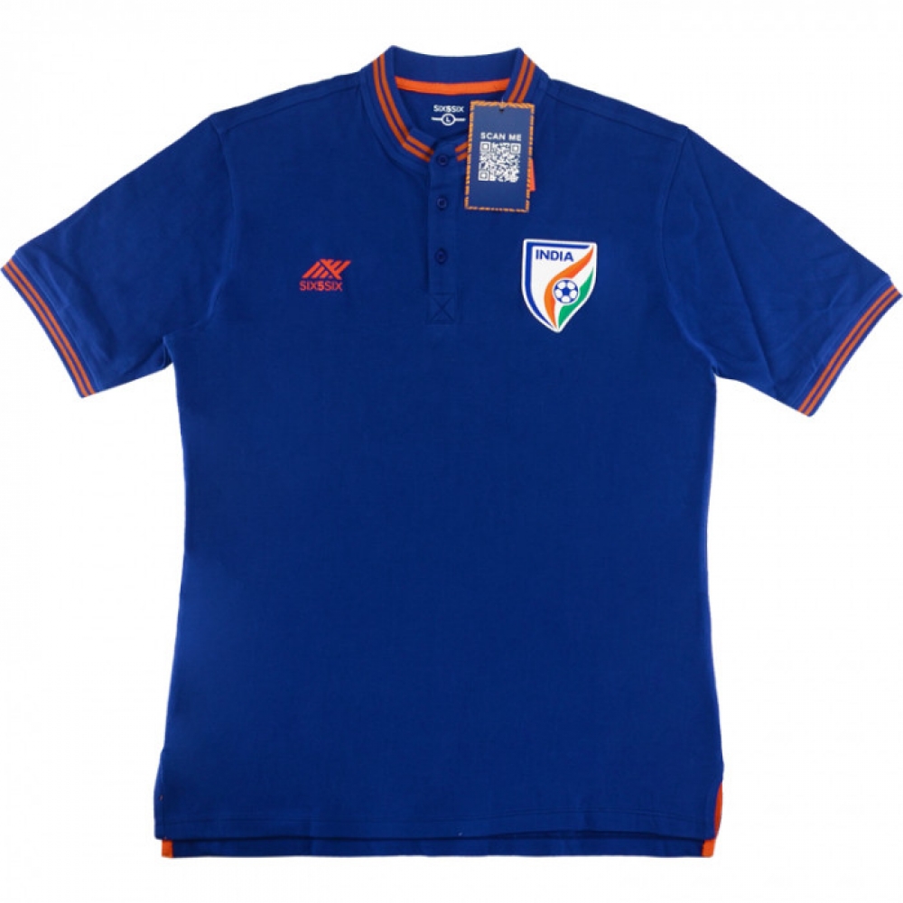 2019-2020 Inida Sixsix Polo Shirt (Blue)