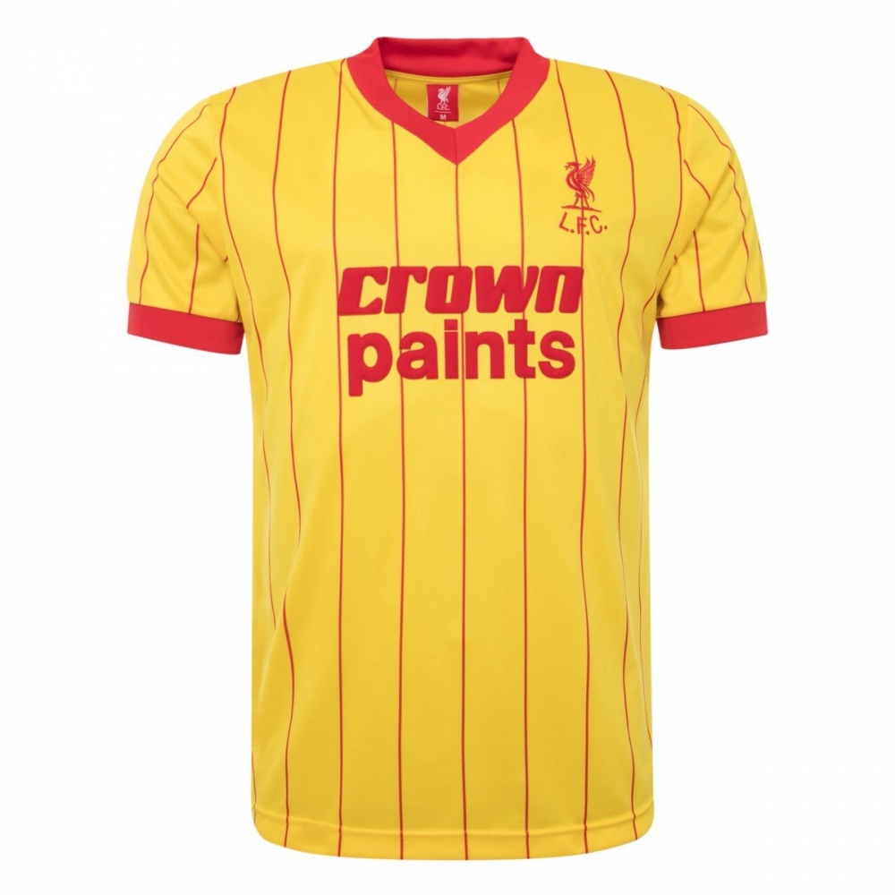 Liverpool 1982 Yellow Away Shirt