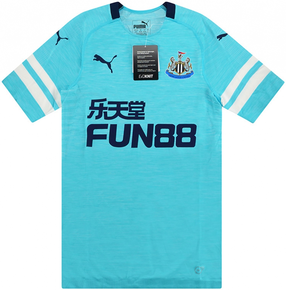 2018-19 Newcastle Evoknit Player Issue Third Shirt