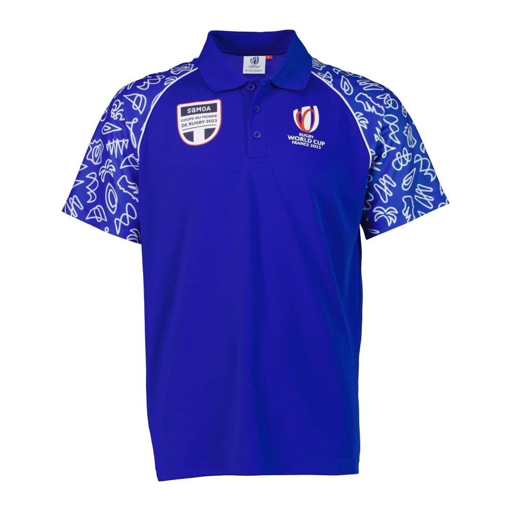 Rugby World Cup 2023 Samoa Polo - Royal Blue