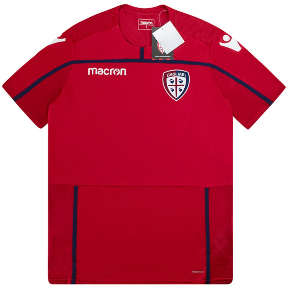 2018-2019 Cagliari Macron Training Shirt (Red)