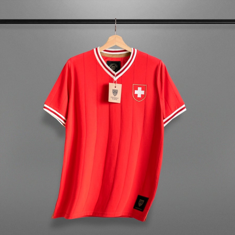 Vintage Switzerland Die Nati Soccer Jersey