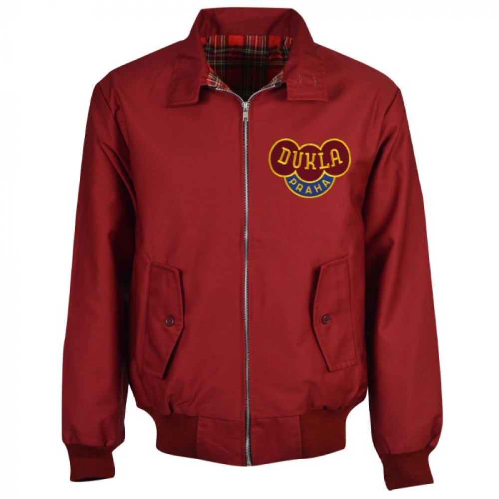 Dukla Prague Maroon Harrington Jacket