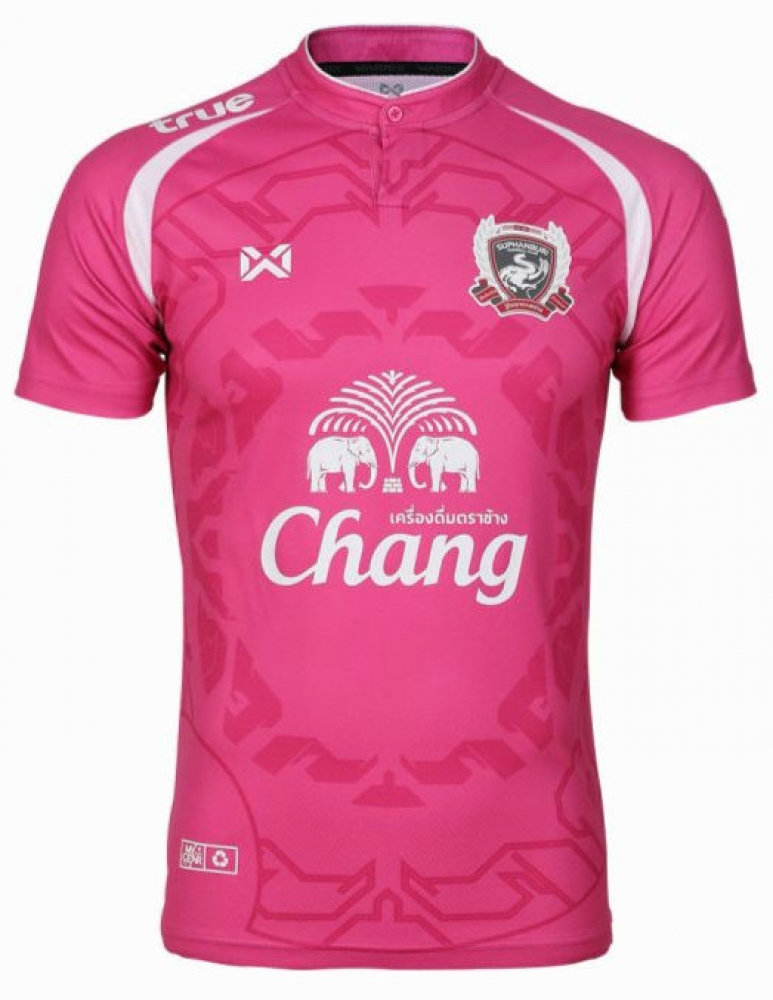 2021 Suphanburi FC Warrior Elephant Pink Goalkeeper Player Shirt