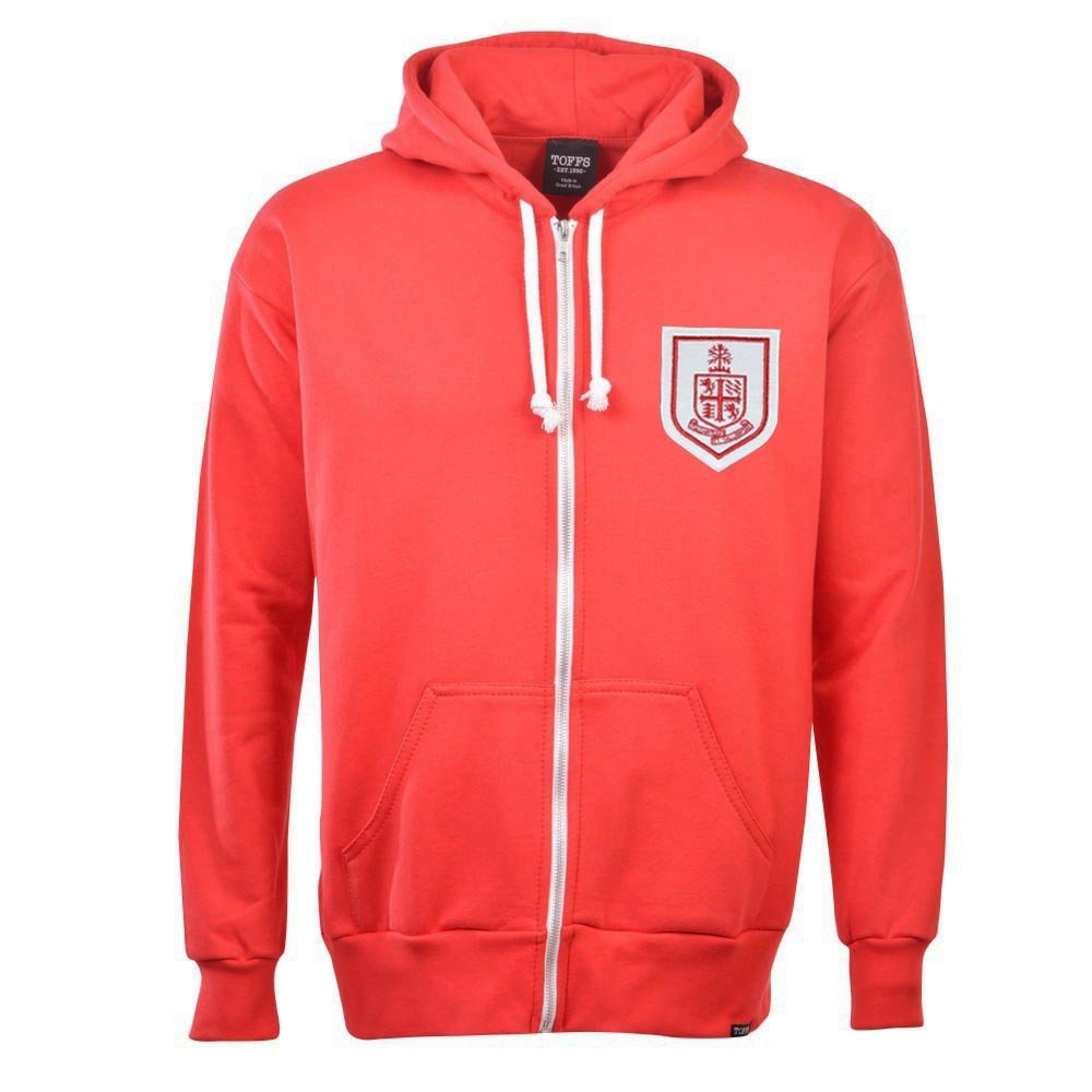 Bournemouth Zipped Hoodie - Red