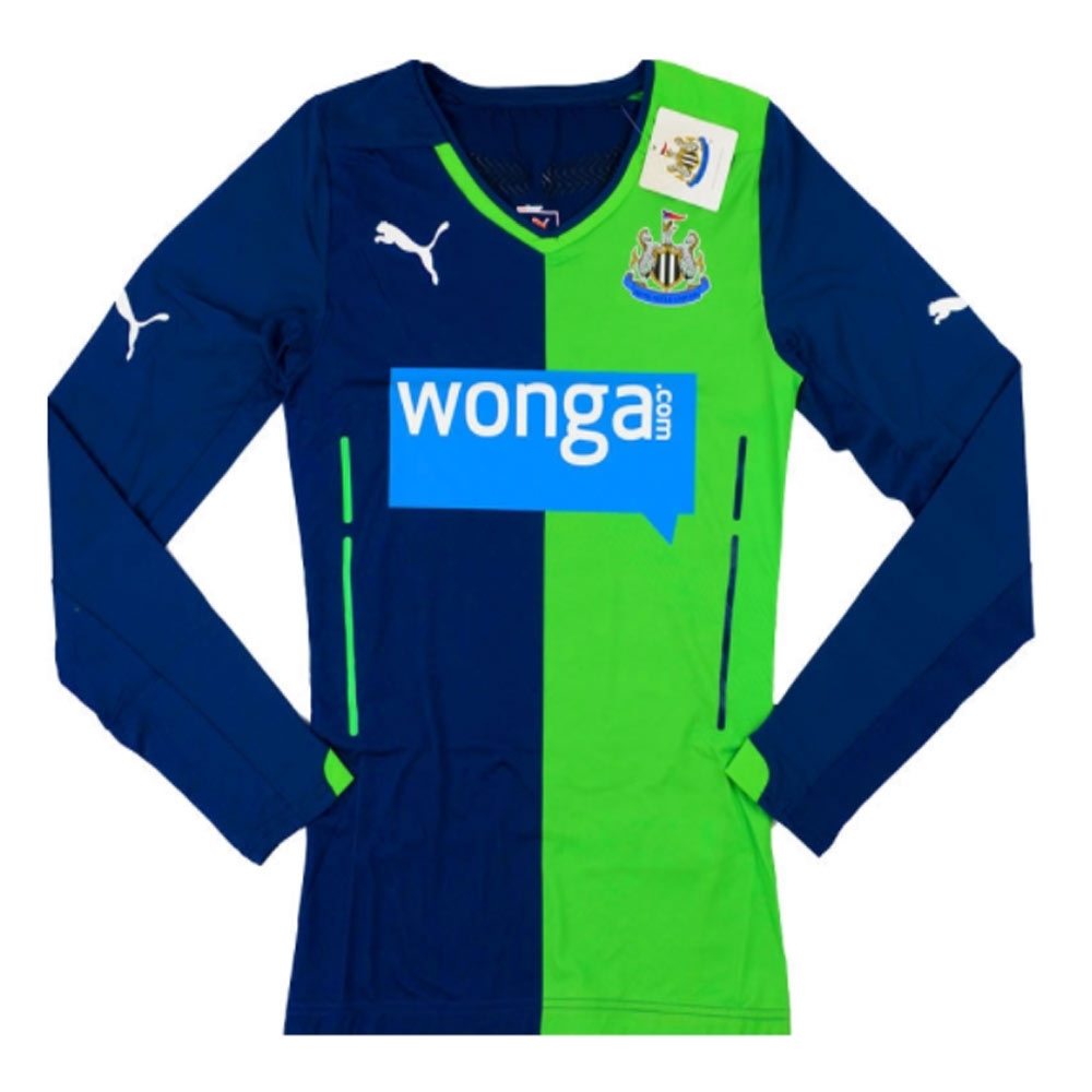 2014-15 Newcastle Puma Authentic ACTV Third Long Sleeve Football Shirt