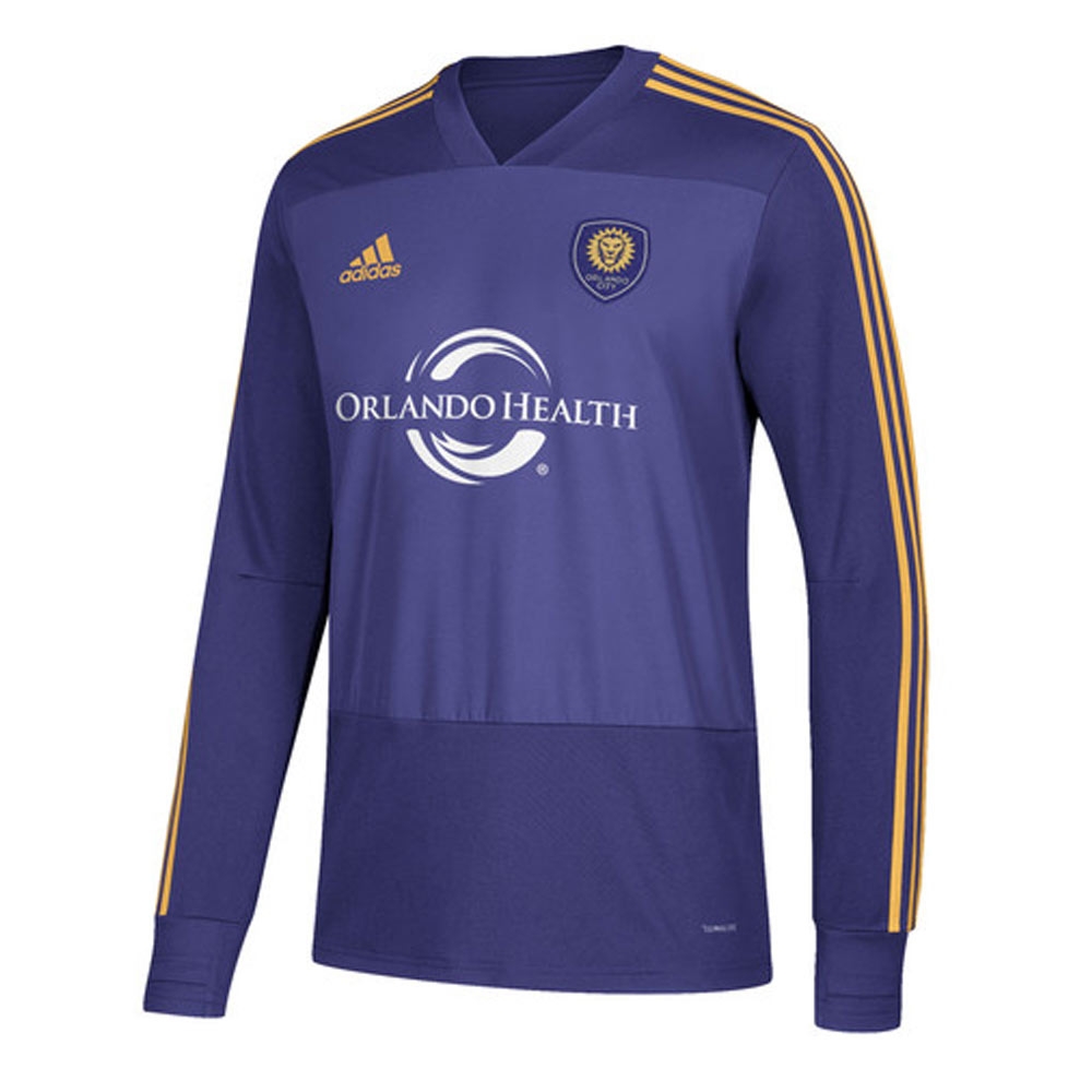 2018 Orlando City Adidas Long Sleeve Training Top (Purple)