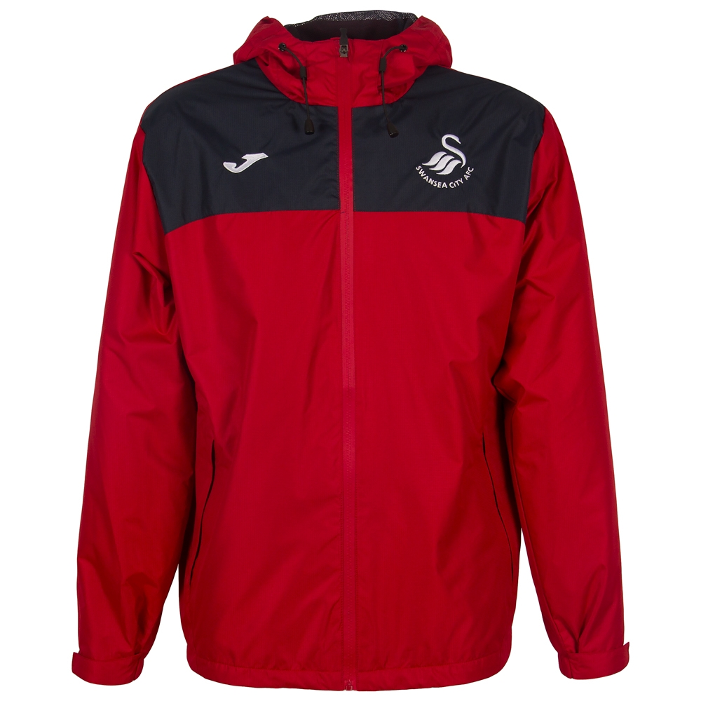 2017-18 Swansea City Joma Allweather Jacket (Red)