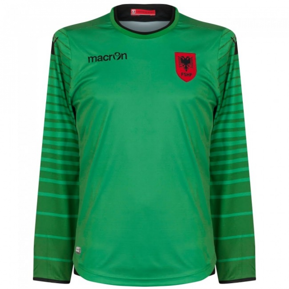 2016-17 Albania Macron Away Long Sleeve Goalkeeper Shirt