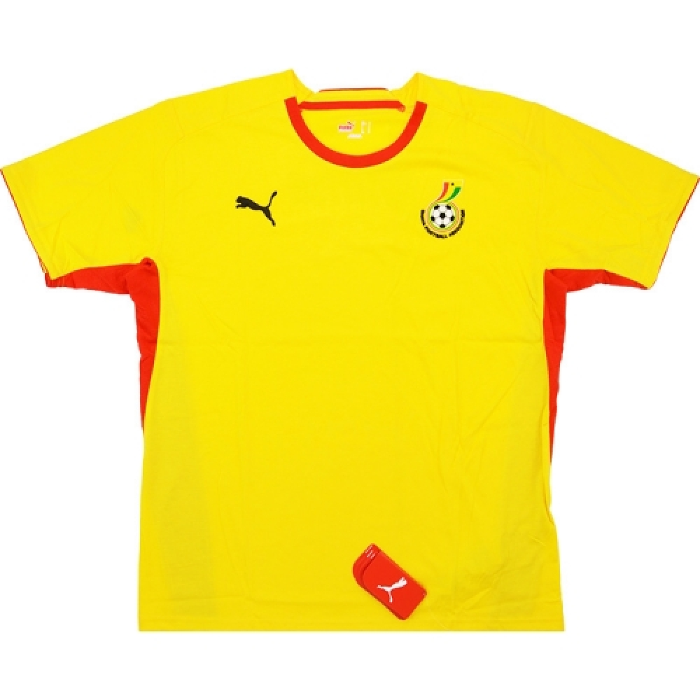 2008-09 Ghana Puma Training Tee (Yellow)