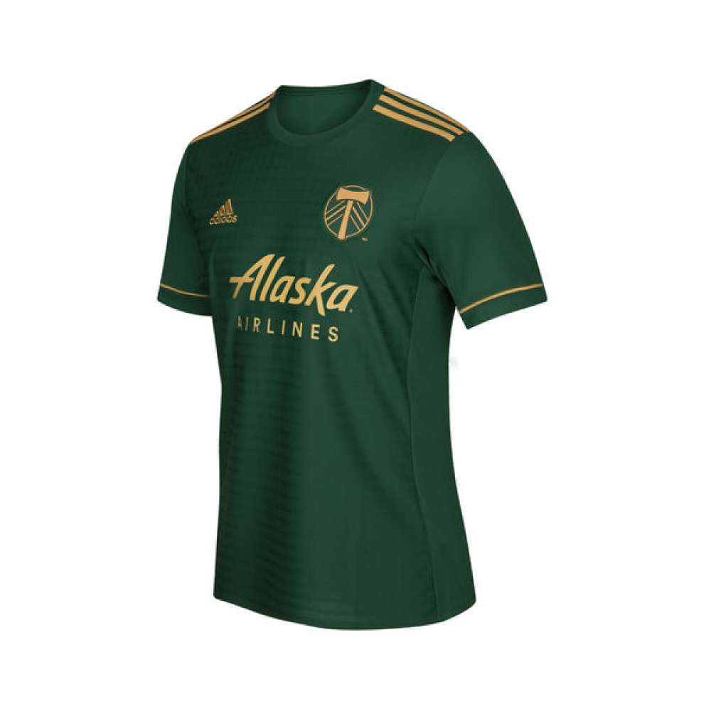 2018 Portland Timbers Adidas Home Football Shirt - Kids