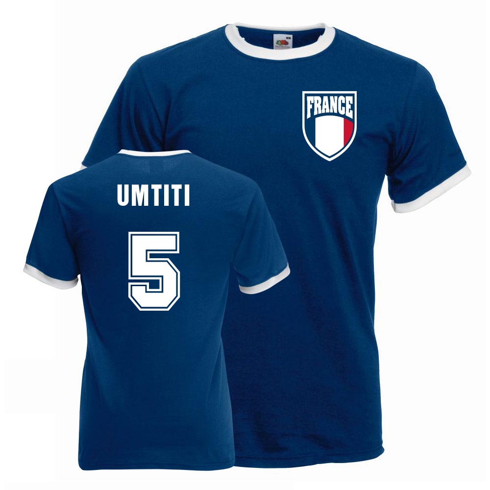 Samuel Umtiti France Ringer Tee (blue)