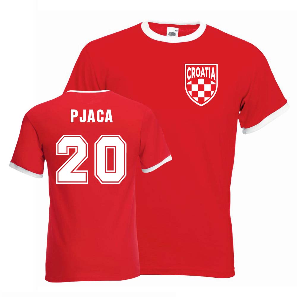 Marko Pjaca Croatia Ringer Tee (red)