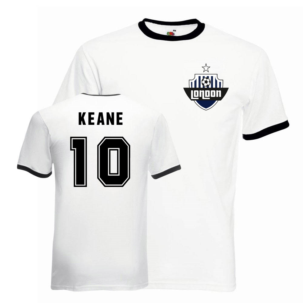 Robbie Keane Tottenham Ringer Tee (white-black)