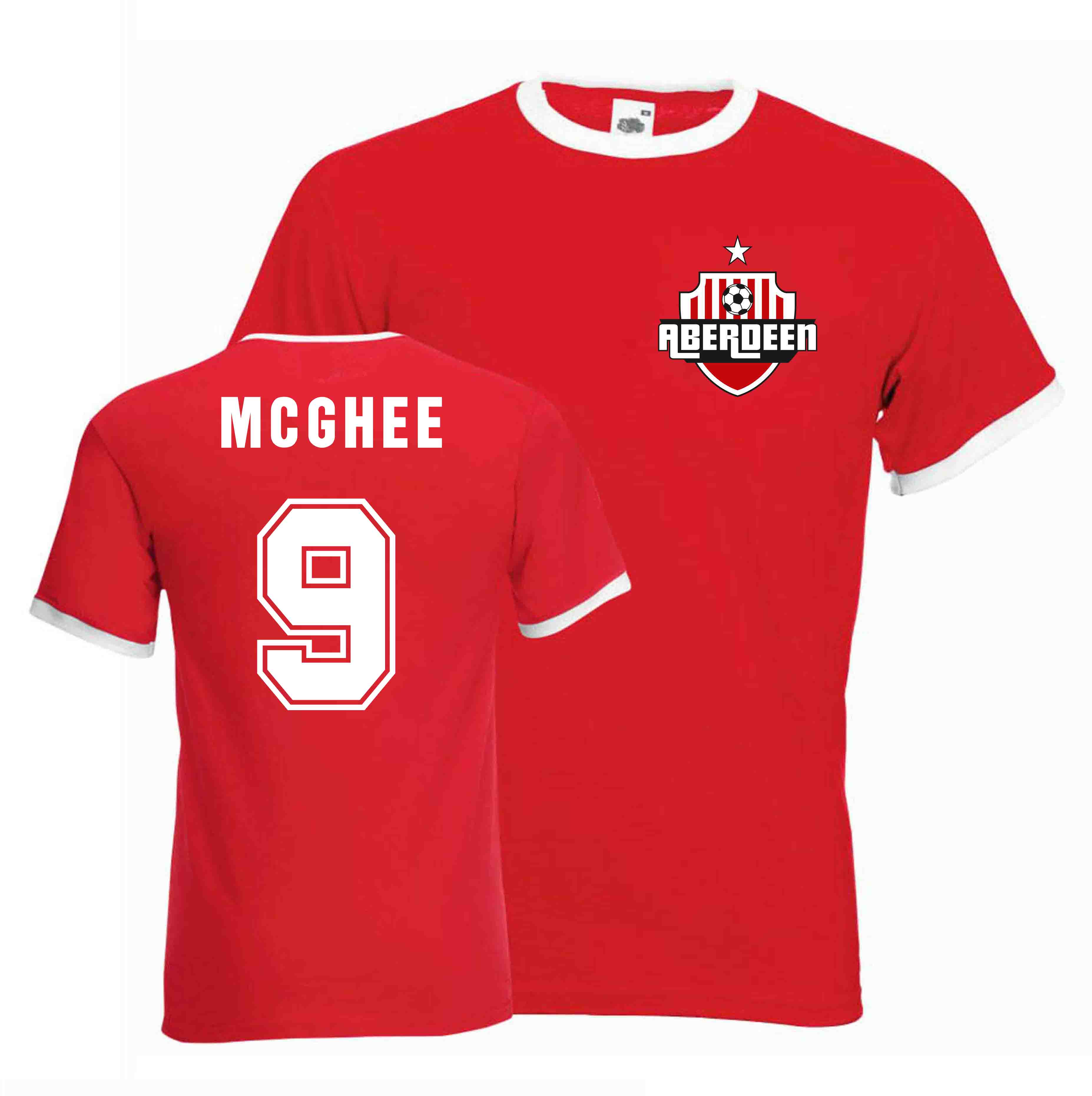 Mark Mcghee Aberdeen Ringer Tee (red)